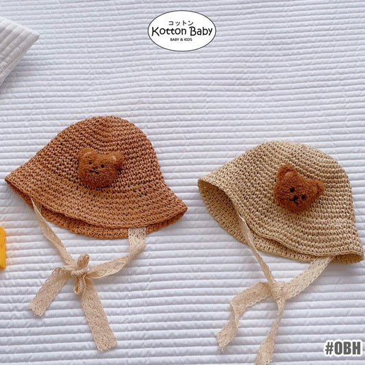 1-3 thn | TOPI PANTAI BUCKET RUFFLE HAT ANAK BAYI CATALOG OIMG OBH