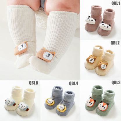 0-3 thn | KAOS KAKI KARAKTER LUCU ANIMAL BAYI ANAK IMPOR NEWBORN SOCKS catalog QN QBL