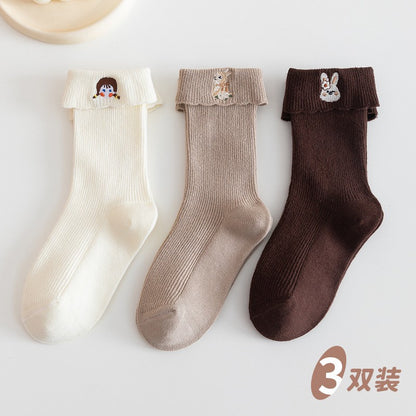 [3 PSG] 1-8 thn | KAOS KAKI BASIC ANAK IMPOR SOCKS LUCU KARAKTER KARTUN UNISEX Catalog QN QBJ