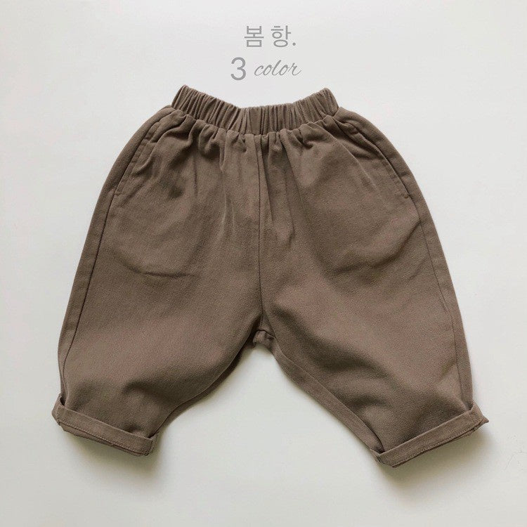 1-4 thn | Celana Panjang Chino Karet Anak Cargo Jalan Formal Bayi Catalog KQHZ KK