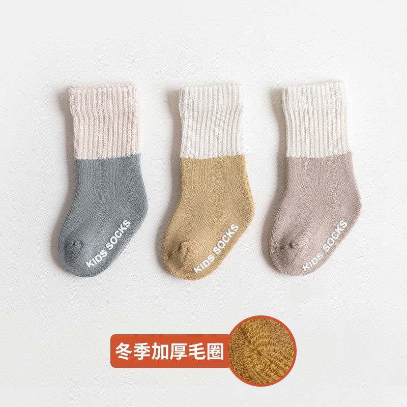[3 PSG] 0-3 thn | KAOS KAKI BAYI ANAK IMPOR SOCKS LUCU KARAKTER KARTUN UNISEX catalog QN QBQ