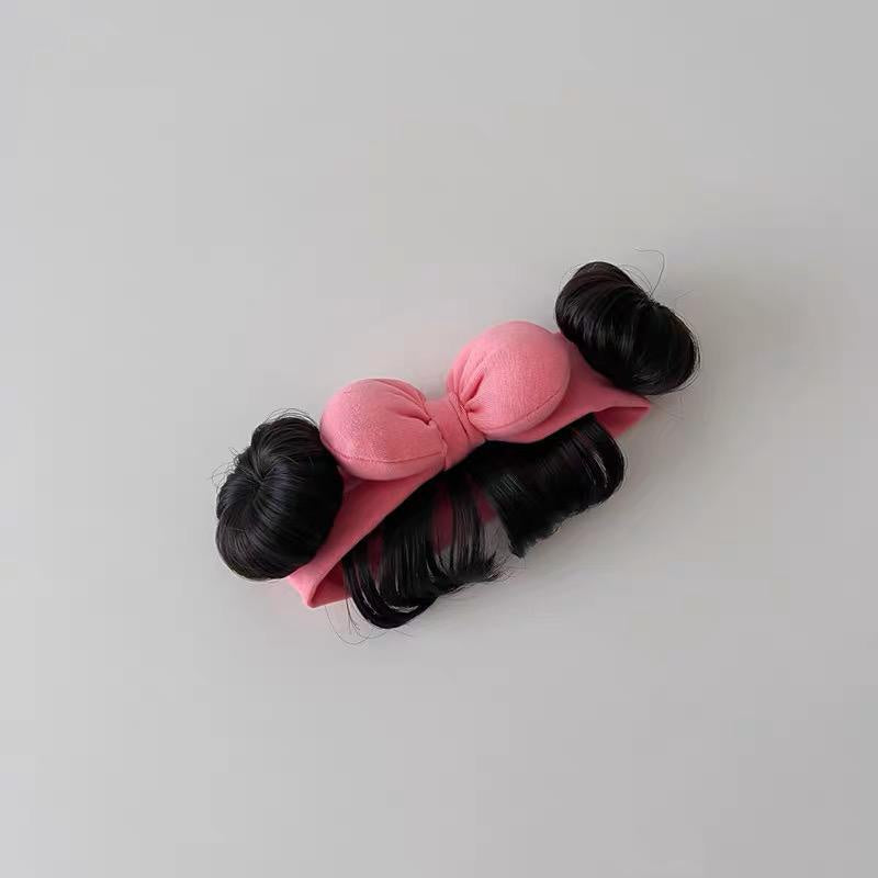 0-3 thn || Bandana Wig Korea Poni Rambut Palsu Topi Cepol Bayi Newborn Anak Catalog JNWG WB