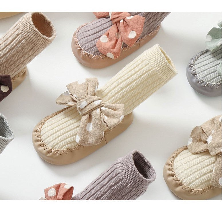 0-18bln KAOS KAKI PITA BOW ANTI SLIP PREWALKER SEPATU BAYI ANAK SHOES catalog QN QBM