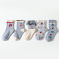 [5 PSG] 1-12 thn | KAOS KAKI BAYI ANAK IMPOR SOCKS LUCU KARAKTER KARTUN UNISEX QN QBO