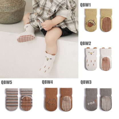 0-3 thn | KAOS KAKI BAYI ANAK IMPOR NEWBORN SOCKS LUCU KARAKTER KARTUN catalog QN QBW