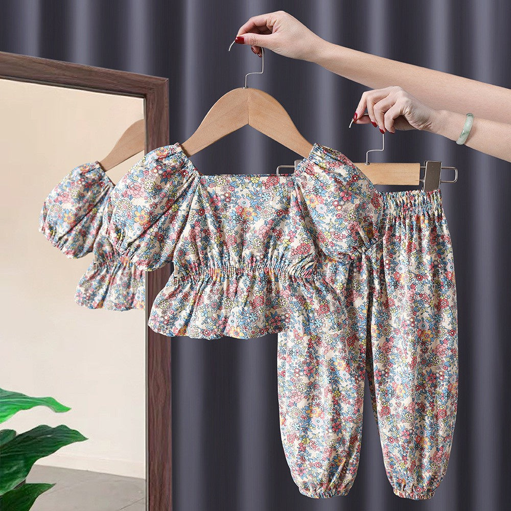 KINDERBABIES - 1-5 thn || SETELAN BAJU + CELANA (1 set) ANAK JALAN CASUAL BAJU ATASAN TXY XF5