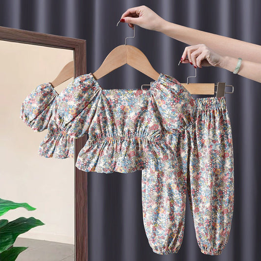 KINDERBABIES - 1-5 thn || SETELAN BAJU + CELANA (1 set) ANAK JALAN CASUAL BAJU ATASAN TXY XF5