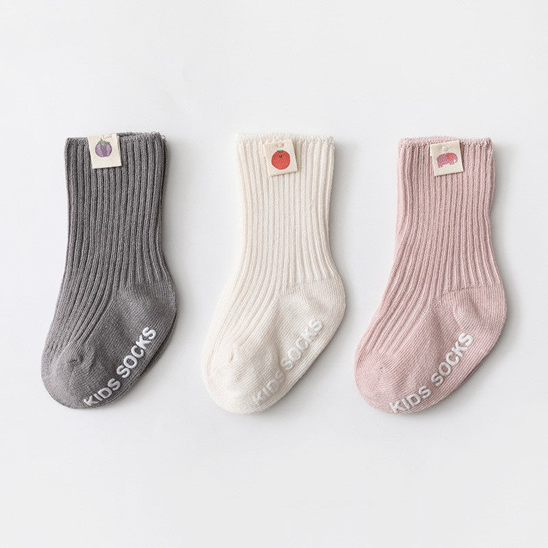 [3 PSG] 0-3 thn | KAOS KAKI BAYI BASIC ANAK IMPOR SOCKS LUCU KARAKTER KARTUN UNISEX Catalog QN QBV