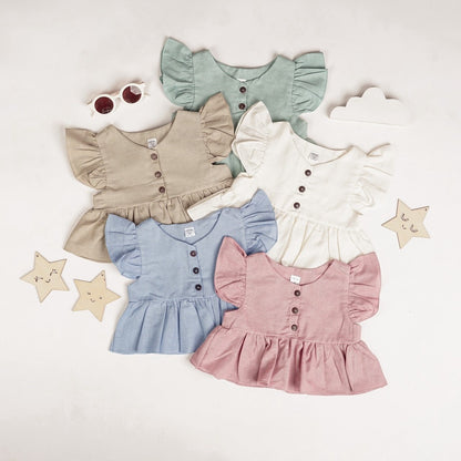 TINYME 0-3 thn || ( ATASAN PEPLUM / CELANA ) KAOS BAYI ANAK CASUAL catalog TMTM SNOWY
