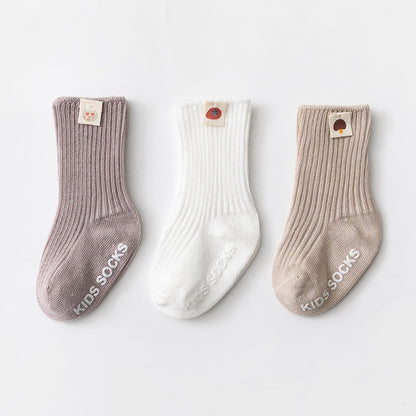 [3 PSG] 0-3 thn | KAOS KAKI BAYI BASIC ANAK IMPOR SOCKS LUCU KARAKTER KARTUN UNISEX Catalog QN QBV