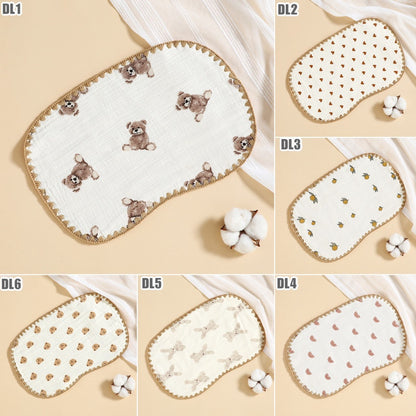 23x38 cm Burp Bib | Celemek Bahu Makan Sapu Tangan Bayi Anak | Washlap Washcloth Catalog DQIN DL