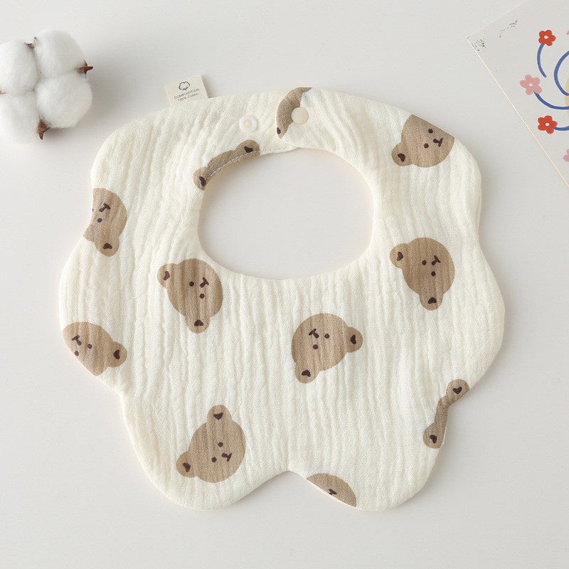 Premium BIB SLABBER BUNGA BAYI SET CELEMEK TATAKAN LIUR ANAK catalog DQIN DM