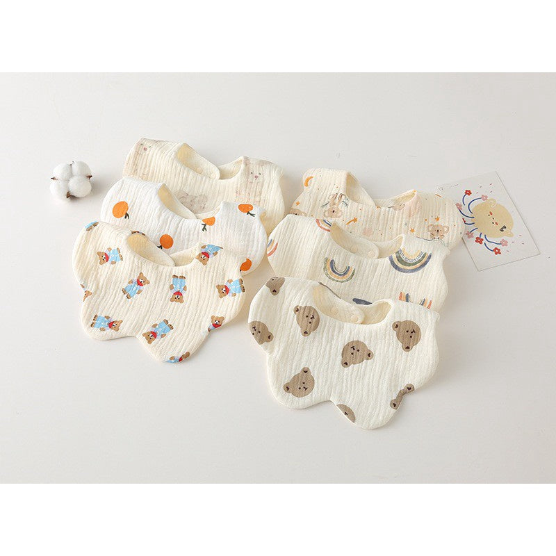 Premium BIB SLABBER BUNGA BAYI SET CELEMEK TATAKAN LIUR ANAK catalog DQIN DM