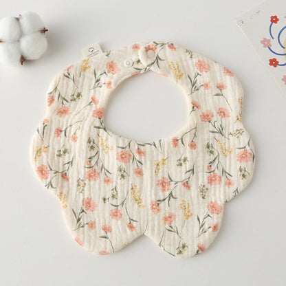 Premium BIB SLABBER BUNGA BAYI SET CELEMEK TATAKAN LIUR ANAK catalog DQIN DM