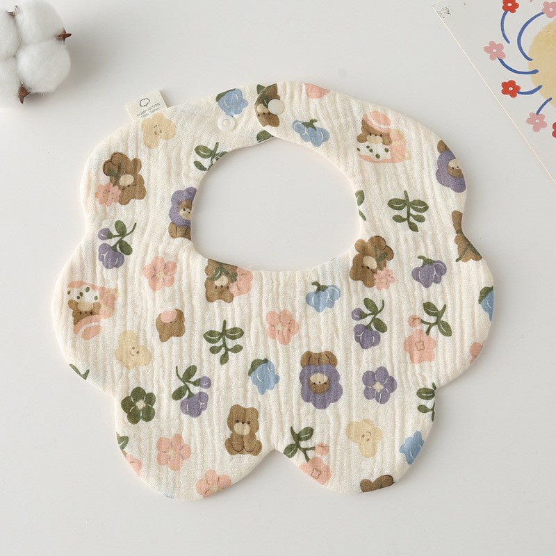 Premium BIB SLABBER BUNGA BAYI SET CELEMEK TATAKAN LIUR ANAK catalog DQIN DM