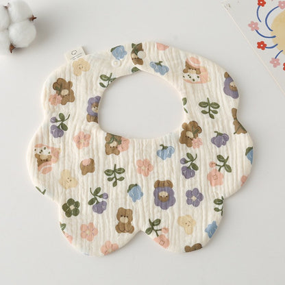 Premium BIB SLABBER BUNGA BAYI SET CELEMEK TATAKAN LIUR ANAK catalog DQIN DM