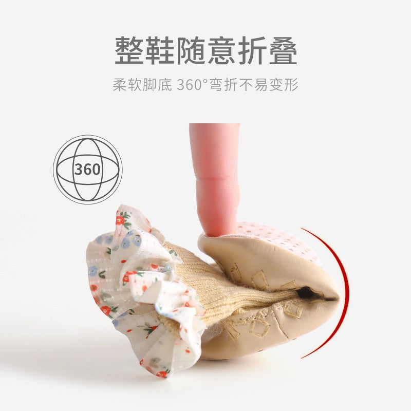 0-2 thn KAOS KAKI RUFFLE LACE ANTI SLIP PREWALKER SEPATU BAYI ANAK SHOES catalog NMBB FO