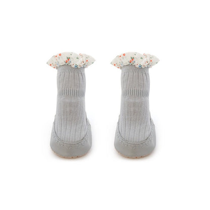 0-2 thn KAOS KAKI RUFFLE LACE ANTI SLIP PREWALKER SEPATU BAYI ANAK SHOES catalog NMBB FO