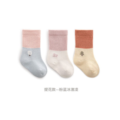 [3 PSG] 0-3 thn | KAOS KAKI BAYI BASIC ANAK IMPOR SOCKS LUCU KARAKTER KARTUN UNISEX Catalog NMBB FL