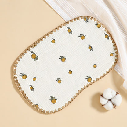 23x38 cm Burp Bib | Celemek Bahu Makan Sapu Tangan Bayi Anak | Washlap Washcloth Catalog DQIN DL