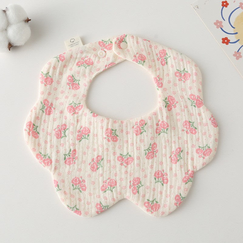 Premium BIB SLABBER BUNGA BAYI SET CELEMEK TATAKAN LIUR ANAK catalog DQIN DM