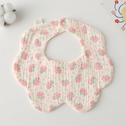 Premium BIB SLABBER BUNGA BAYI SET CELEMEK TATAKAN LIUR ANAK catalog DQIN DM