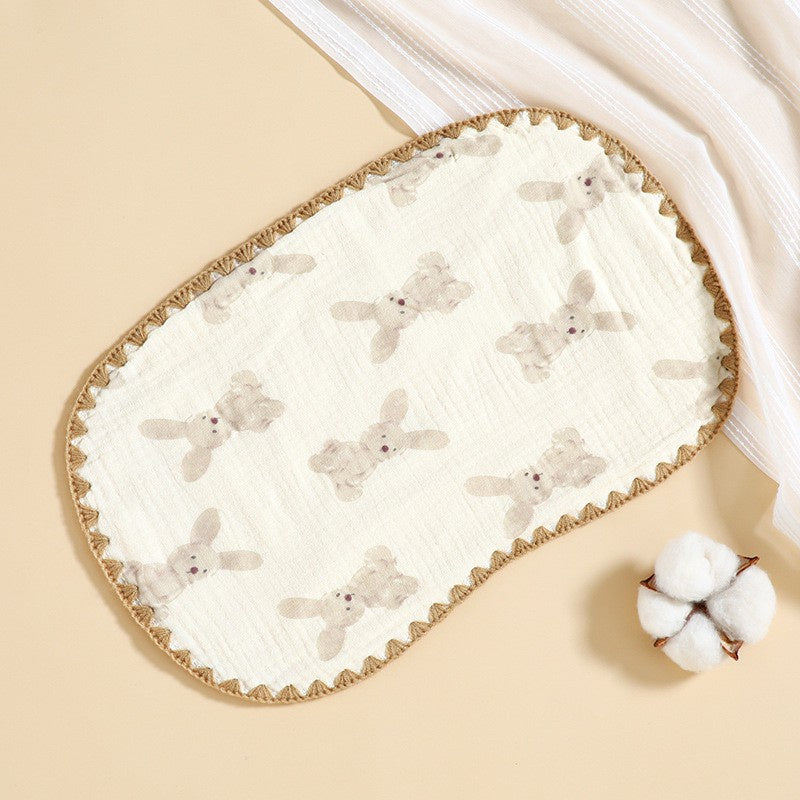 23x38 cm Burp Bib | Celemek Bahu Makan Sapu Tangan Bayi Anak | Washlap Washcloth Catalog DQIN DL