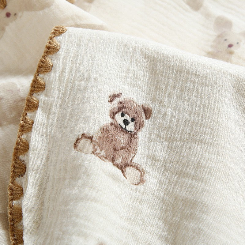 23x38 cm Burp Bib | Celemek Bahu Makan Sapu Tangan Bayi Anak | Washlap Washcloth Catalog DQIN DL