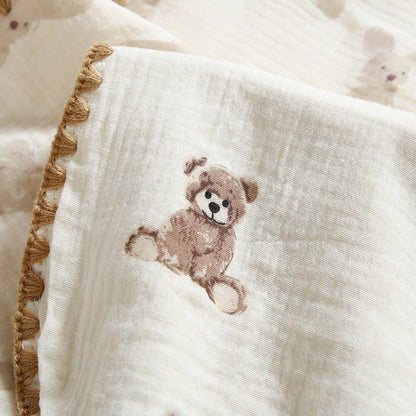 23x38 cm Burp Bib | Celemek Bahu Makan Sapu Tangan Bayi Anak | Washlap Washcloth Catalog DQIN DL