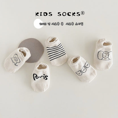 [5PSG] 0-3 thn | KAOS KAKI BAYI ANAK IMPOR NEWBORN SOCKS LUCU KARAKTER KARTUN catalog QN QCA