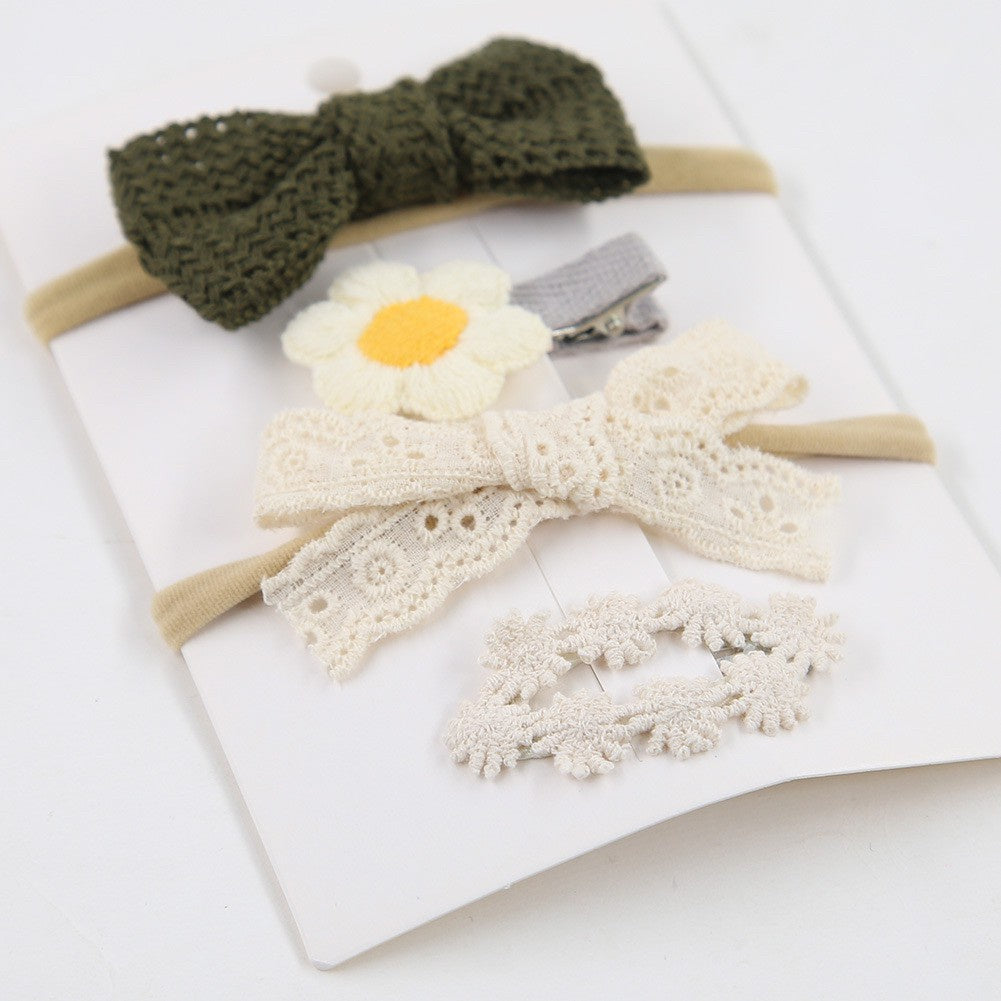 (isi 4 pcs) 0-3 thn | Bandana bayi headband premium import pita anak perempuan catalog QUIN NAB