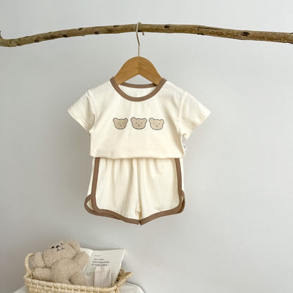 6-24bln SETELAN ATASAN + CELANA ANAK KAOS BAJU ANAK UNISEX Catalog TMGF PL
