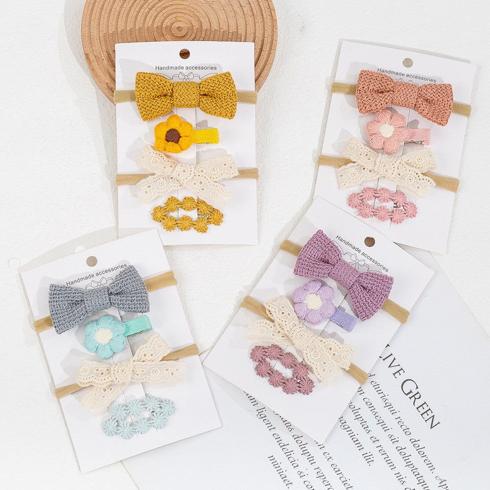 (isi 4 pcs) 0-3 thn | Bandana bayi headband premium import pita anak perempuan catalog QUIN NAB