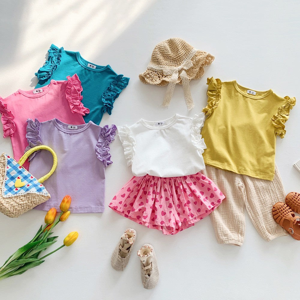 2-6 thn || ATASAN BAJU KAOS BASIC CASUAL BAYI PAKAIAN ANAK PEREMPUAN catalog NXTY TD