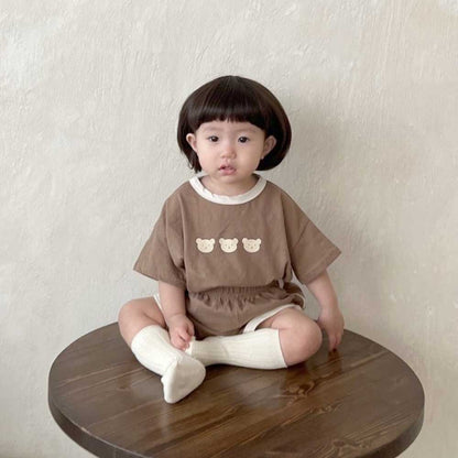 6-24bln SETELAN ATASAN + CELANA ANAK KAOS BAJU ANAK UNISEX Catalog TMGF PL