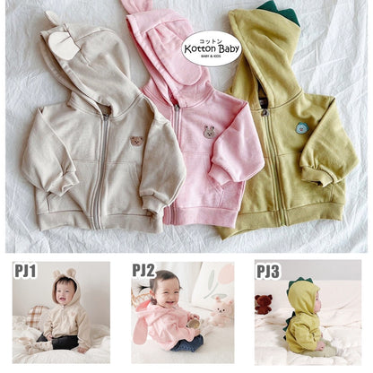 6-36 bln Jaket Sweater Anak Jacket Anak Karakter Unisex Pakaian Anak catalog TMGF PJ