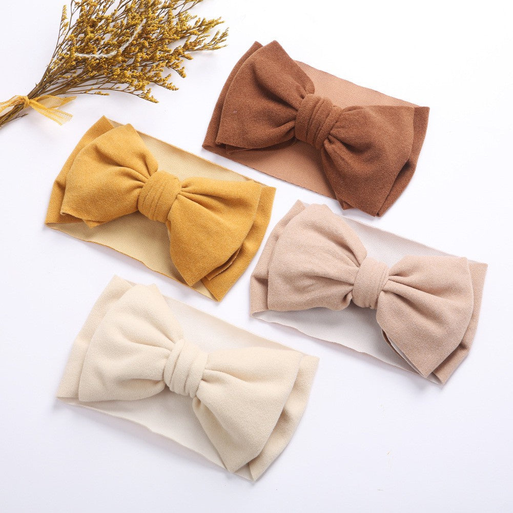 (Big Bow) Bandana bayi headband jumbo premium import pita anak perempuan catalog QUIN NY