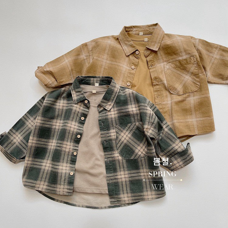 1-5thn | Kemeja Korea Formal Kaos Oversize Anak Laki-laki Pakaian Bayi KQHZ catalog KY