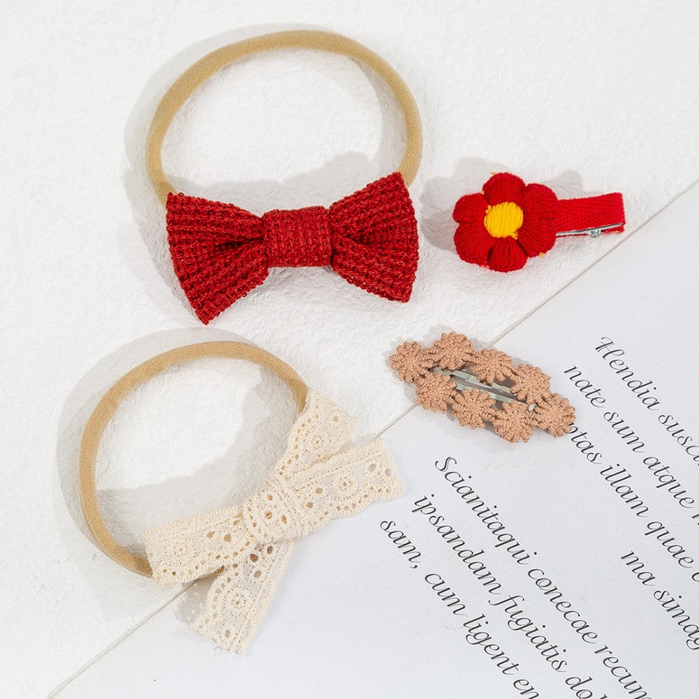 (isi 4 pcs) 0-3 thn | Bandana bayi headband premium import pita anak perempuan catalog QUIN NAB