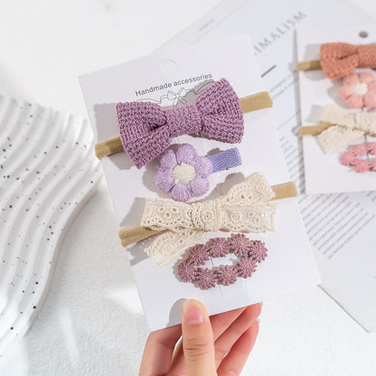 (isi 4 pcs) 0-3 thn | Bandana bayi headband premium import pita anak perempuan catalog QUIN NAB