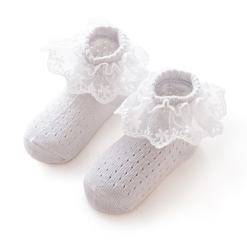 0-3 thn | KAOS KAKI RIBBON BAYI ANAK IMPOR NEWBORN SOCKS PEREMPUAN catalog QN QBX