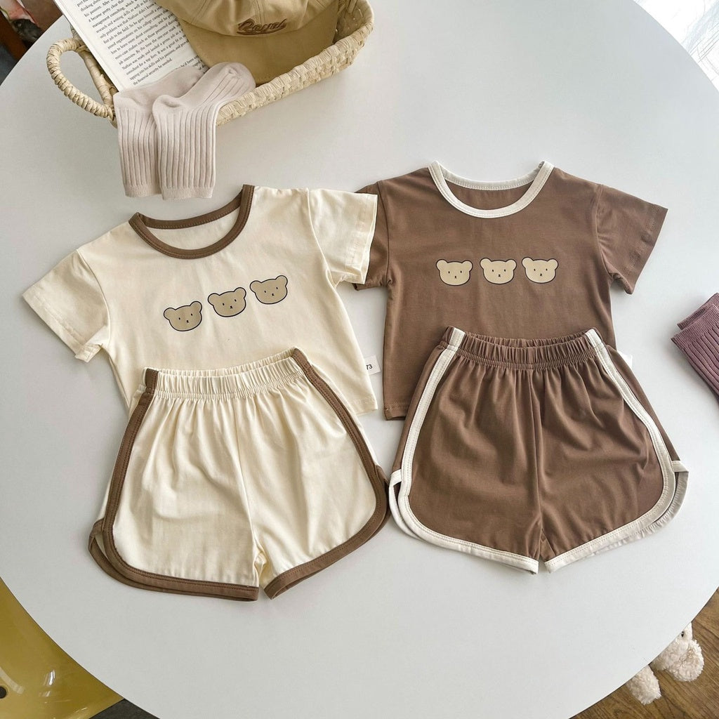 6-24bln SETELAN ATASAN + CELANA ANAK KAOS BAJU ANAK UNISEX Catalog TMGF PL