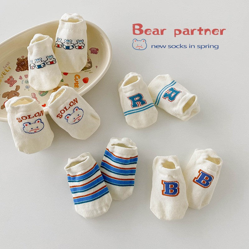 [5PSG] 0-3 thn | KAOS KAKI BAYI ANAK IMPOR NEWBORN SOCKS LUCU KARAKTER KARTUN catalog QN QCA