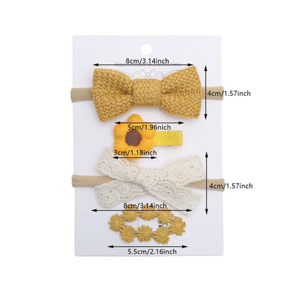 (isi 4 pcs) 0-3 thn | Bandana bayi headband premium import pita anak perempuan catalog QUIN NAB