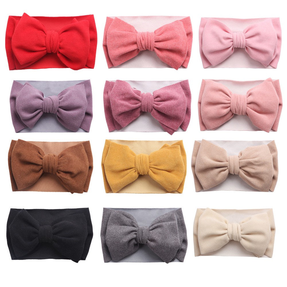 (Big Bow) Bandana bayi headband jumbo premium import pita anak perempuan catalog QUIN NY