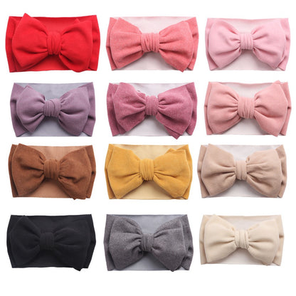 (Big Bow) Bandana bayi headband jumbo premium import pita anak perempuan catalog QUIN NY