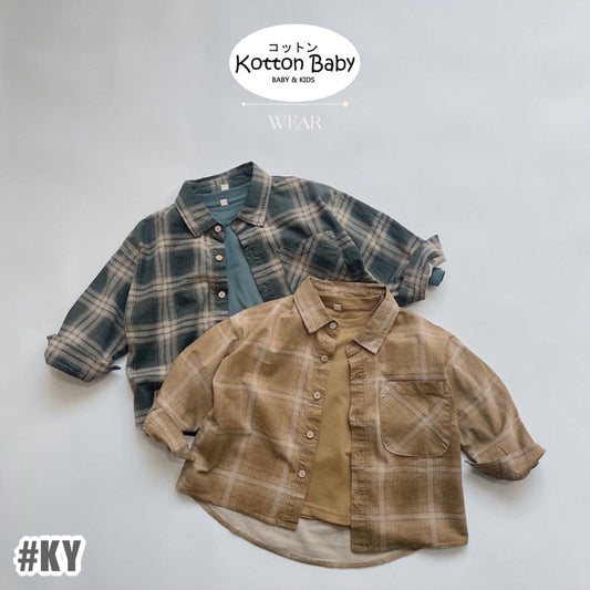 1-5thn | Kemeja Korea Formal Kaos Oversize Anak Laki-laki Pakaian Bayi KQHZ catalog KY