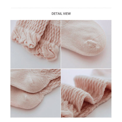 0-1 thn | KAOS KAKI POLOS BAYI ANAK IMPOR NEWBORN SOCKS PEREMPUAN catalog NMBB FQ