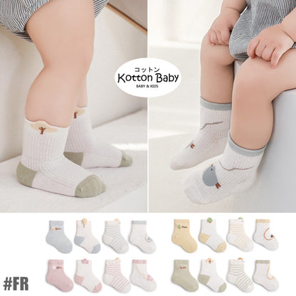 [4 PSG] 0-3 thn | KAOS KAKI BAYI ANAK IMPOR SOCKS LUCU KARAKTER KARTUN Catalog NMBB FR
