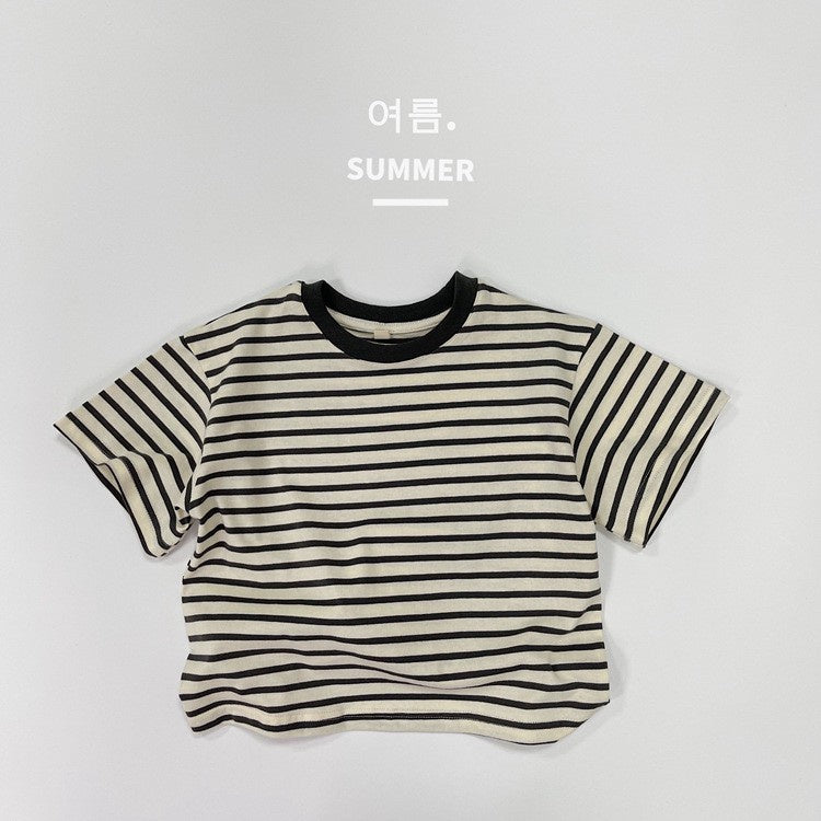 1-5thn | Tshirt Kaos Korea Basic Lengan Pendek Anak Laki-laki Pakaian Bayi KQHZ catalog KAB